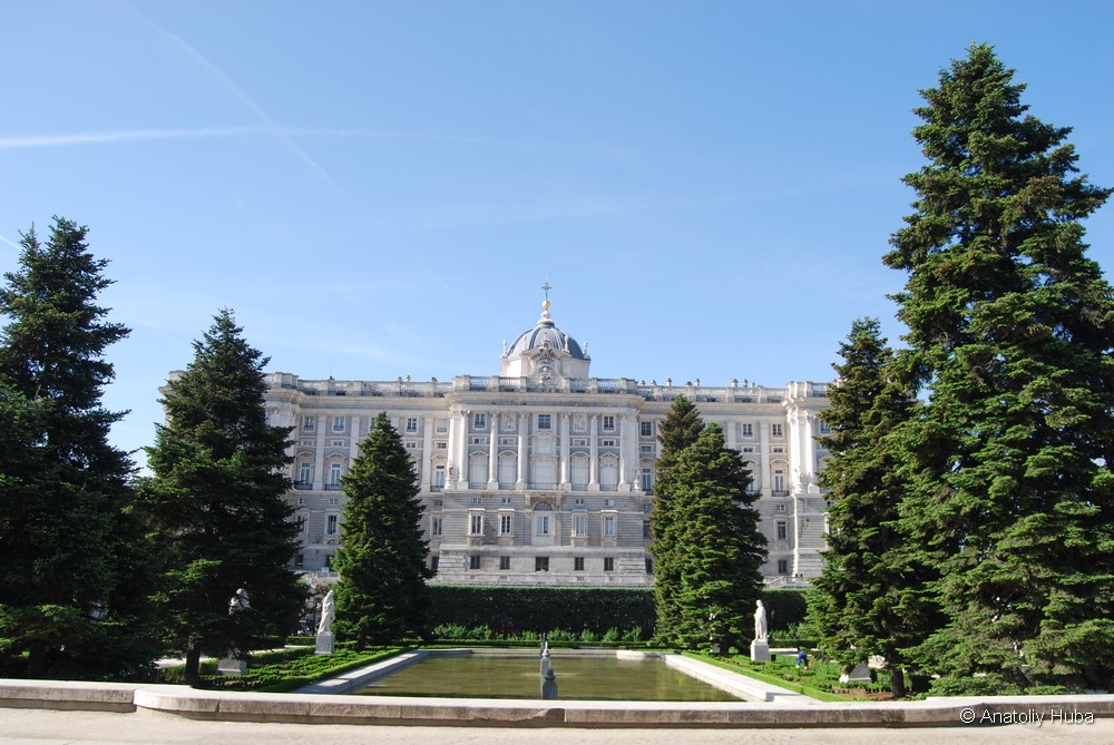 Королевский дворец в Мадриде, сады Сабатини