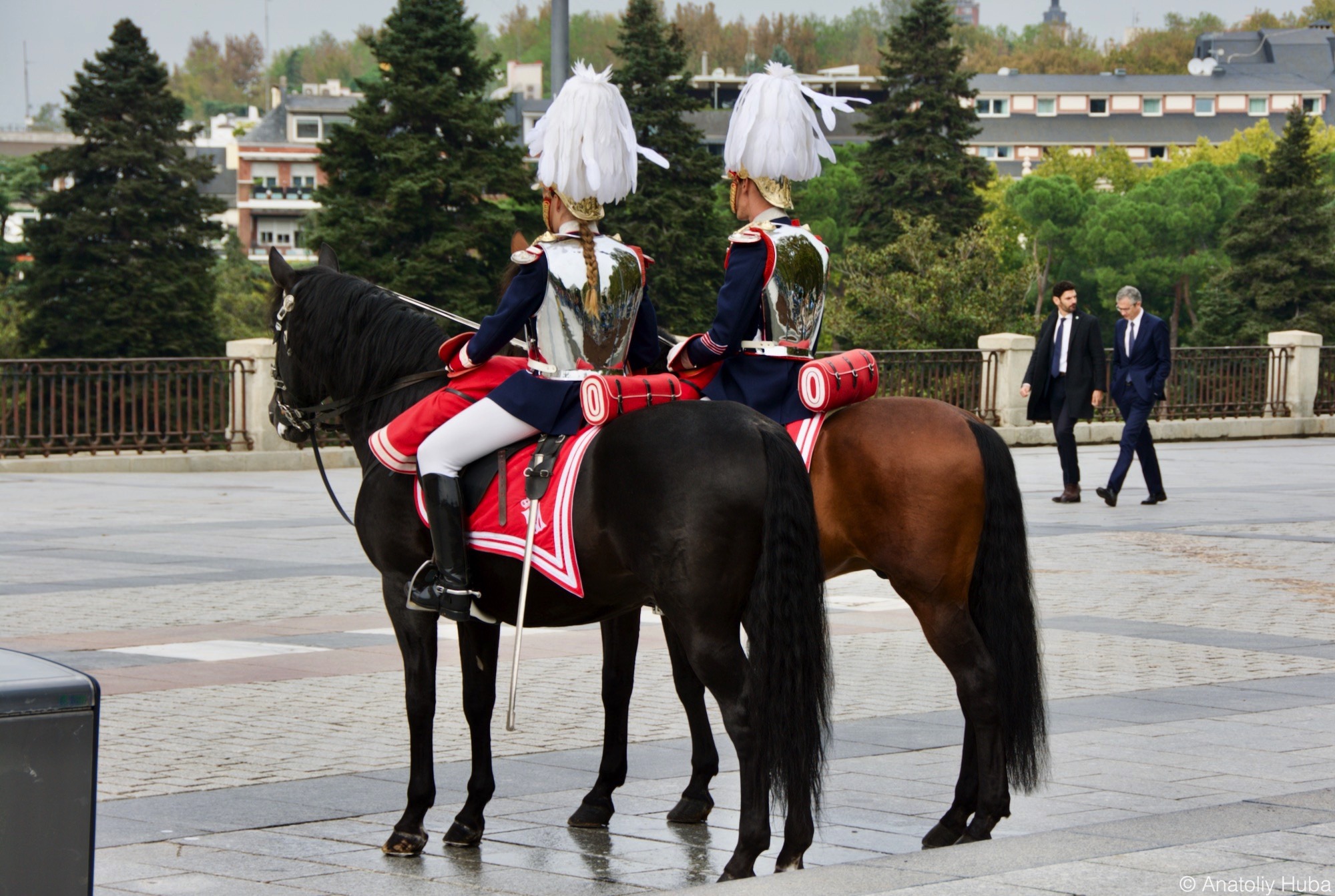 Конная королевская гвардия в Мадриде