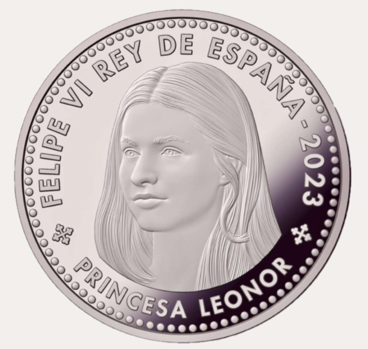 Монета в честь совершеннолетия принцессы Леонор